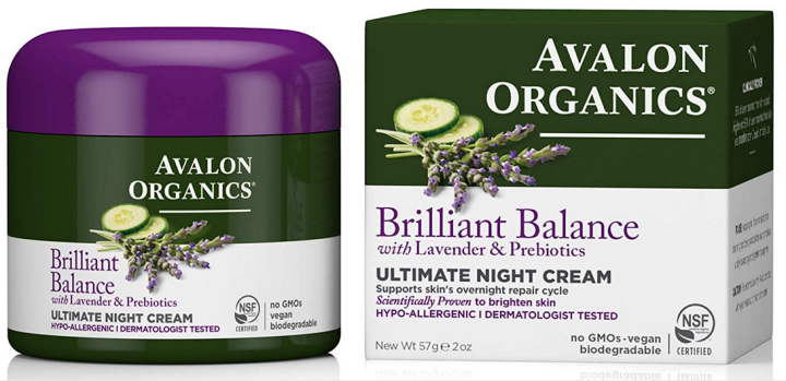 Avalon Organics Brilliant Balance night cream