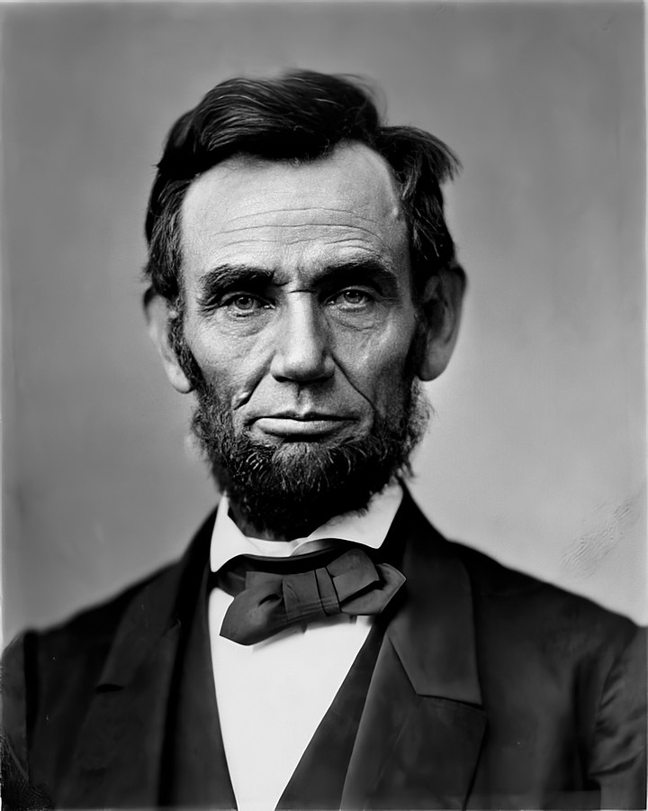 Portrait of Abraham Lincoln by Alexander Gardner (1821–1882). The Best Republican Presidents versus Trump.