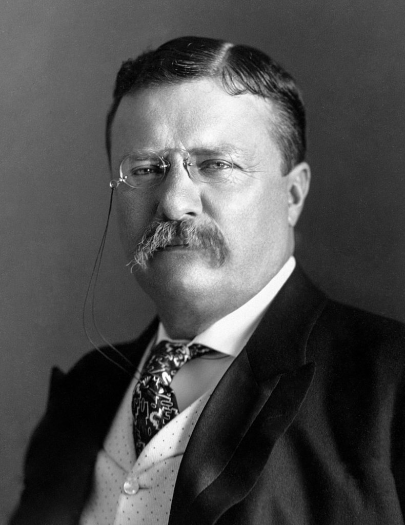 Photograph of President Theodore Roosevelt. The Best Republican presidents versus Trump.