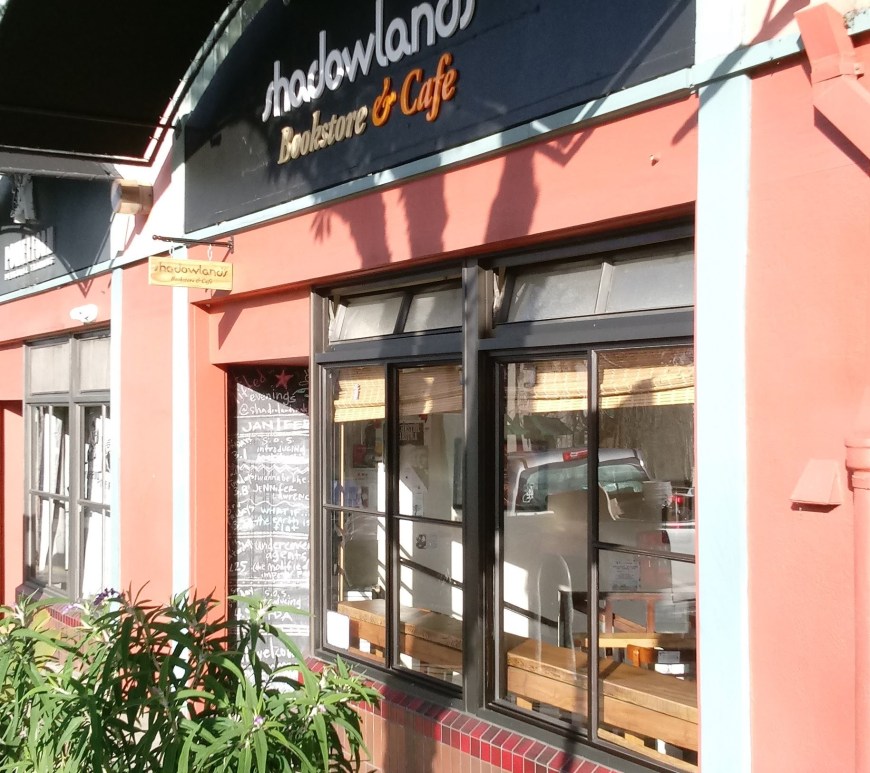 Shadowlands cafe in Oakland, which does not stock disposable cups; zero-waste cafe