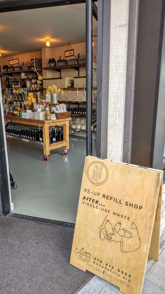 The Re-Up Refill Shop, based in Oakland, California, offers zero-waste solutions for most of the stuff that you need for your home. 