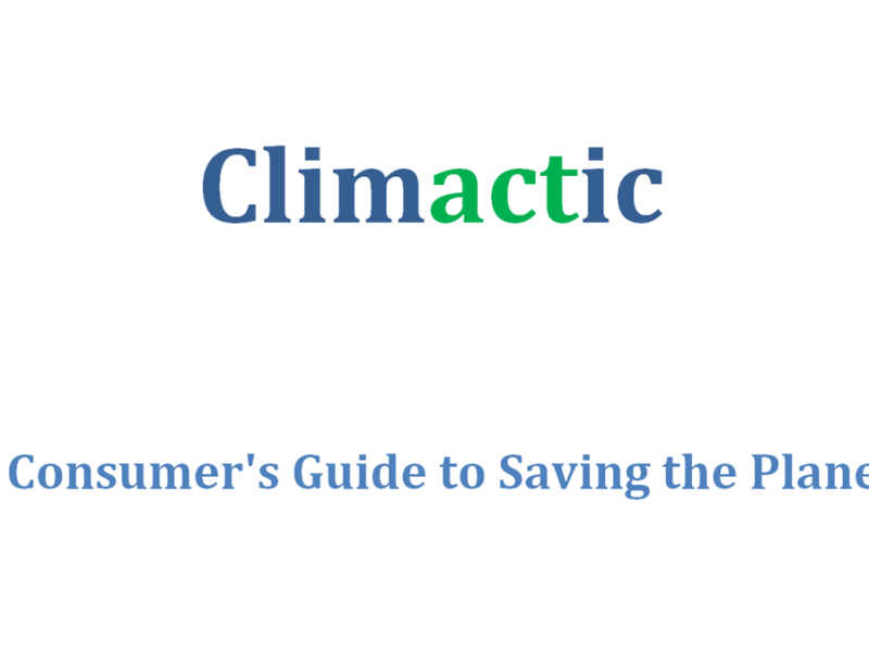Climactic: seeking publisher/agent for ethical consumption guide