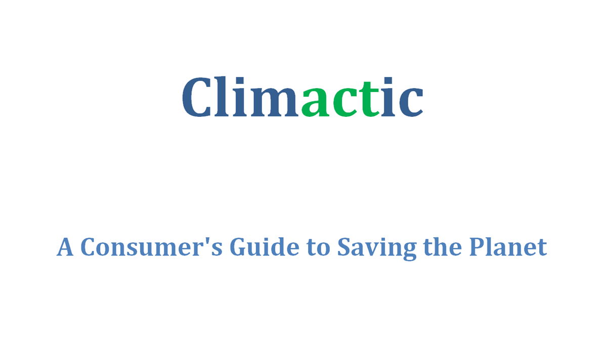 Climactic: seeking publisher/agent for ethical consumption guide